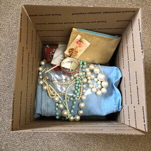 Box Of Size Small women vintage to modern clothes & accessories #002